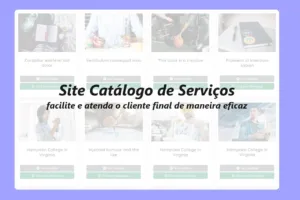 Site Catálogo de Serviços: Simplificando a Busca por Soluções em Diversos Segmentos